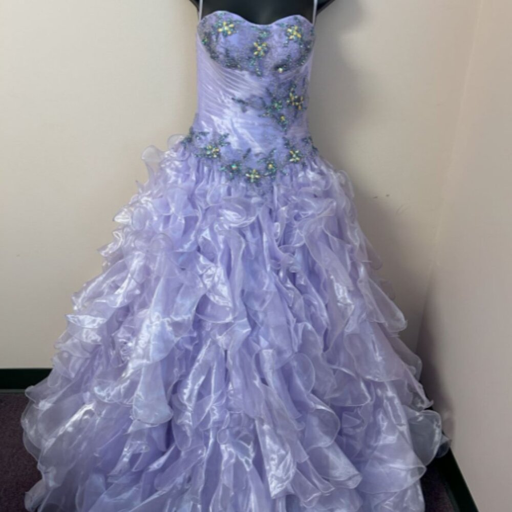 Aspeed Design Lavender Strapless Corset Top Quinceanera Dress - Size XS